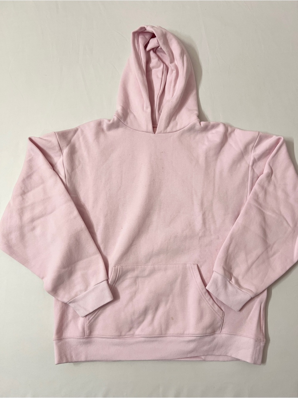 SKIMS Cotton Fleece Oversized Hoodie Pullover Sweater Pink